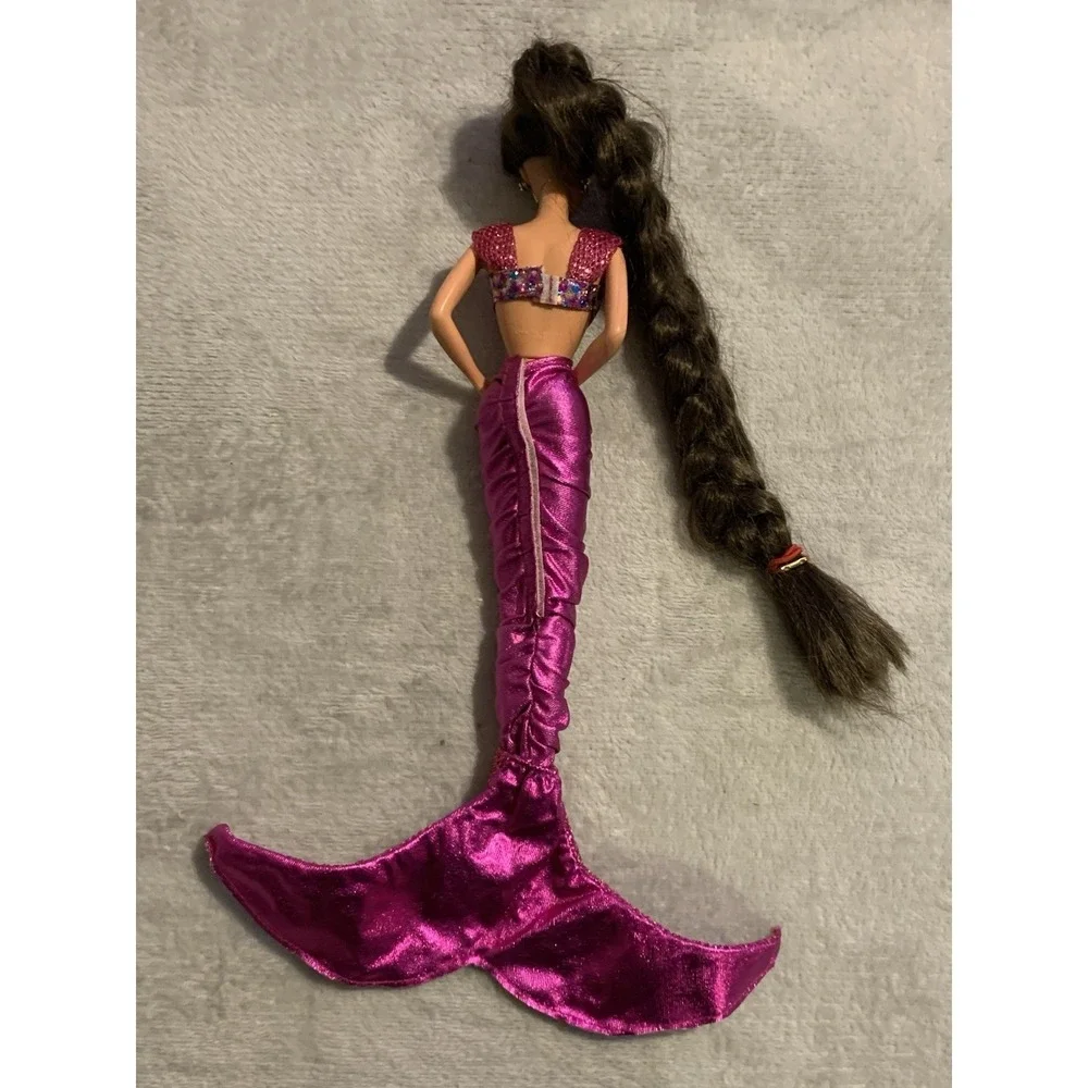 Vintage Jewel Hair Mermaid Teresa Barbie Doll Mattel 1995 With Earrings Outfit